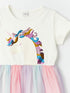 LC Waikiki Crew Neck Printed Girl Dress